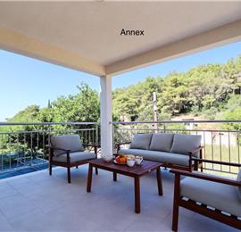 6 Bedroom Beachfront Villa with Heated Pool near Vela Luka on Korcula Island, Sleep 12